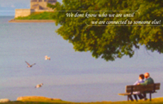 Wir erkennen erst wer wir sind, wenn du mit jemand anderen verbunden sind.